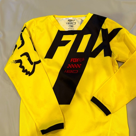 Like New Fox Racing Long-sleeved Shirt M 10/12 - Picture 1 of 3